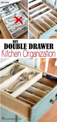 Make the most of your drawers - Step by step instructions.