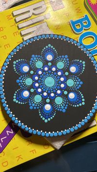 Dot Mandalas for Beginners | Finished this up