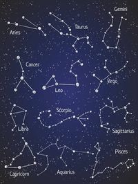 When night skies are dark, it is easier to spot constellations.