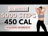 🔥5000 STEPS WALKING WORKOUT🔥WALKING EXERCISE FOR WEIGHT LOSS🔥KNEE FRIENDLY🔥NO JUMPING🔥FAT BURNING🔥 - YouTube