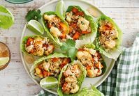 Thai Sweet Potato and Cauliflower Lettuce Wraps Recipe