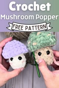 Make a little mushroom that pops right into your life with a burst of cuteness! This crochet kawaii mushroom popper is a playful, handcrafted toy that brings a smile to anyone’s face. It’s designed to be squishy and colorful, looking like it came straight from a fairy tale.