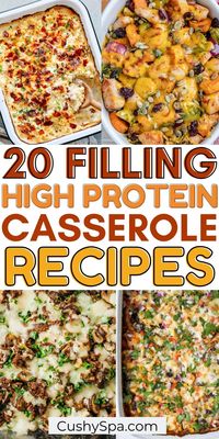 If you are looking for a delicious high protein dinner you will love these incredible high protein casseroles. You can make these simple healthy dinner recipes ahead of time for easy meal prep.