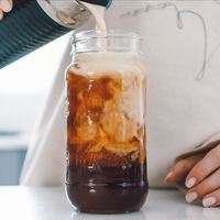 Iced Coffee with Salted Maple Foam