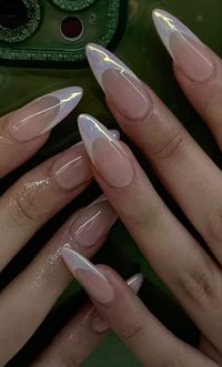 #nails #nailideas #nailinspo #frenchnails #frenchtips #whitetips #prettynails #cutenails #summernails #winternails #nailart #naildesigns #acrylicnails #longnails #nailextensions #aestheticnails #chrome