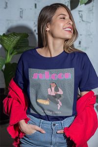 Complement your everyday style with Girl and Cat Sukoon T-Shirt from Saint and Raven. Best styled with denims, shorts or chinos for a smart casual look. UNISEX, but we take pride in styling everyone, perfect for men, women and non-binary people. MADE IN INDIA