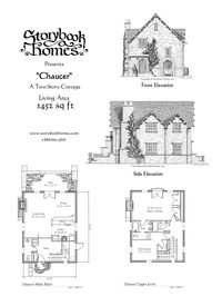 \u0026#39;Chaucer\u0026#39; houseplan via Storybook Homes | Storybook house plan, Storybook homes, Vintage house plans