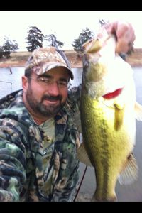 December 14th 2012, farm pond in Oklahoma. 10.5 lbs. Photo by Weldon Kilpatrick