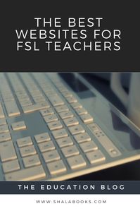 Check out our list of over 40 of the best websites for FSL teachers! #teachFSL #learnFrench #teachFrench #FSLresources