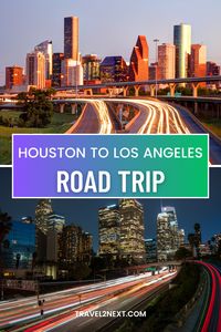 Oh my gosh, a road trip from Houston to Los Angeles would be AMAZING! 🚗🌴☀️ Imagine all the sights along the way - from the desert to the beach! #RoadTripGoals #AdventureTime