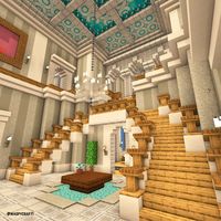 Minecraft Modern Farmhouse Mansion download link in bio <3 #minecraft #minecraftbuild