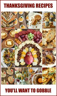 25+ Thanksgiving Recipes You'll Want to Gobble! | ©homeiswheretheboatis.net #Thanksgiving #recipes #desserts #appetizers #sides #cocktail #brunch