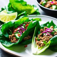 Thai Turkey Lettuce Wraps