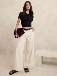 Ultra High-Rise Wide-Leg Trouser Jean | Banana Republic Factory