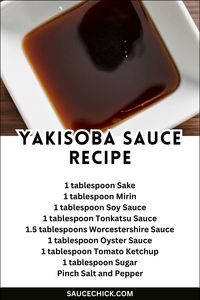 Yakisoba Sauce Recipe: Master The Art Of Japanese Noodles