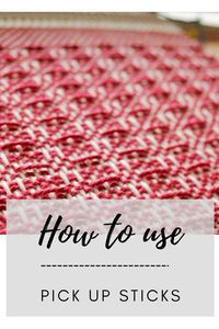 Learn how easy it is to get started with pick up sticks on your rigid heddle loom!