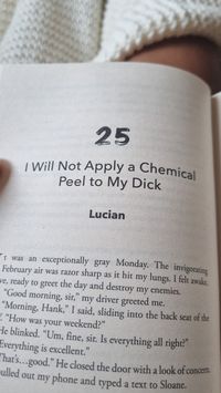 Lucian should've just forgave Sloane earlier so this book wouldn't be 600 pages 🙄