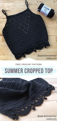 Beautiful Chic Boho Crop Tops - Free Crochet Patterns