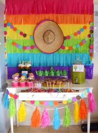 Fiesta Party Table from a Colorful Fiesta Birthday Party on Kara's Party Ideas | KarasPartyIdeas.com (33)