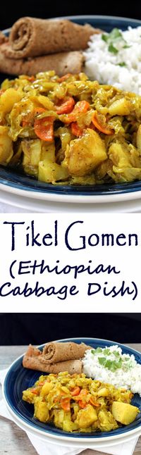 Tikel Gomen : Ethiopian Cabbage Dish | The Stay At Home Chef