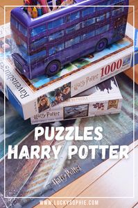 Puzzles Harry Potter #HarryPotter #voiturevolante #fordanglia #magicobus #sorciers #puzzle #puzzles #enfants #ideecadeau