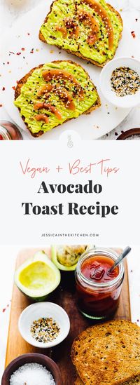 This Avocado Toast is my go to breakfast and is so incredibly easy to make! It's so delicious, made with tasty ingredients and takes only 10 minutes!