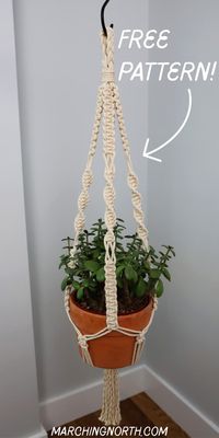 How to Make a Simple Macrame Plant Hanger (Easy Tutorial!)