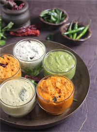 quick & easy chutney recipes for dosa, idli, puri, chapati, vada, sandwich. South Indian breakfast