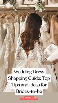 Discover essential tips and ideas for wedding dress shopping in our comprehensive guide. Learn how to find the perfect dress for your big day, from understanding different styles to setting a budget. Explore advice on choosing the right fit, fabric, and accessories to complete your bridal look. Whether you are looking for a traditional gown or something unique, our guide has everything you need to make dress shopping a breeze. Perfect for all brides-to-be.