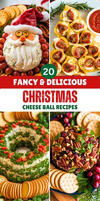 Looking for an easy and festive appetizer? These 20 cheese ball recipes bring together savory, creamy flavors with a variety of toppings. Save this pin to try the best cheese balls for your next holiday spread or party!