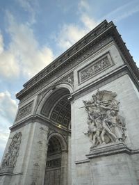 03.04.24 going up the Arc de Triomphe. Fantastic beautiful views over Paris. Can see the Eiffel tower and Sacre Coeur. Best part of the trip to France. 