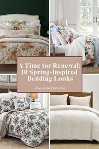 Transform your bedroom into a springtime sanctuary with our top 10 spring- inspired bedding looks. Embrace the season with floral prints and pastel hues for an instant uplift! #SpringBedding #BedroomRefresh #SpringBedroomIdeas #BedroomDecor #Floralbedding #LinenBedding #homedecor #2024