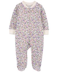 Baby Floral 2-Way Zip Cotton Sleep & Play Pajamas - Carter's | Carter's