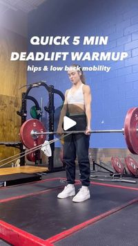 Madeleine || NASM CPT, CES,PES on Instagram: "QUICK HIPS & SPINE MOBILITY

perfect warmup to do before your deadlift session! 

Details below ⬇️ 

1. Banded Cat-Cow 
 - focus on letting that band pull on your low back squeezing shoulder blades together, then pushing against that band pulling shoulder blades apart 

2. 3 way Childs pose 
 - a personal favorite, stretching the low back and lats in each position, trying to sit back onto your heels keeping arms stretched out forward 

3. Thread the kneedle + thoracic rotation 
 - Focus on reaching up and opening up your chest as much as possible 

4. 3 way hip flexor stretch 
- keep your chest up and hips stacked over your knee before leaning into your knee stretching that hip flexor in all 3 positions, more so that groin area on the lateral l