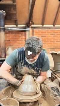 24K views · 5.4K reactions | Last flower pot of the year! 

#pottery #ceramics #wildclay #handmade #potter #pots #wheelthrowing #terracotta #clay #craft | Gabriel Nichols