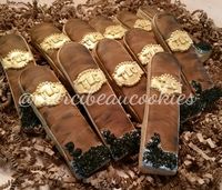 Cigar cookies by @mercibeaucookies