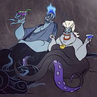 Villa-tinis by the River Styx [ #Disney #mashup #fanart #Ursula #littlemermaid #Hercules #hades]