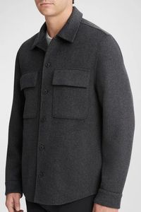 vince Wool-Blend Flannel Overshirt - Google Search