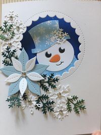 FROSTY the snowman by mazzybear at Splitcoaststampers