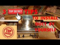 How to detailed step by step proper way to install HVAC duct training - YouTube