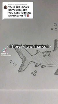 how to draw sharks