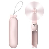 PRICES MAY VARY. 【12-19 Hours Cooling Time】 The portable handheld fan features an upgraded motor that provides powerful wind in a compact size. You can easily switch between 2 speeds. Fully charged in 2-3 hours, it can run continuously for 12-19 hours, keeping you cool all day long. 【2-in-1 Handheld and Foldable Fan】 When unfolded 180°, it becomes a handheld fan, and when unfolded 270°, it transforms into a desktop fan. Its pocket size makes it perfect for indoor and outdoor use, while the attac