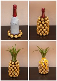 Mitbringsel: Rocher-Sekt-Ananas