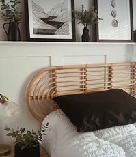 Natural Rattan Headboard Rattan Oval Headboard Oval Bedhead - Etsy