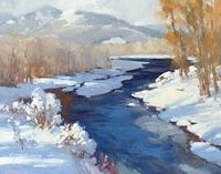 Winter Piece by Bill Cramer Oil ~ 16 x 20