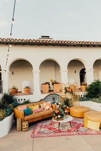 Colorful Latin-Inspired Wedding at Casa Romantica | Junebug Weddings