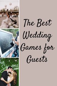 The Best Wedding Games for Guests To Play - Fun Party Pop