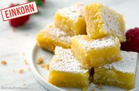 A classic dessert with an ancient healthy twist—pucker up for these deliciously tangy and oh-so-sweet einkorn lemon bars!