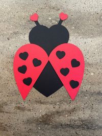 Make your own Valentine's Day ladybug all out of hearts! This kit includes pre cut colored cardstock paper. All you need is glue! :)  This is a great activity to pair with any Valentine's Day story. Hang the finished product around the house for some cute Valentine's Day decor! What's included: *1 black head *1 black body *2 red wings *8 black hearts for wings *2 red hearts for antenna  You can always glue your craft kit to a piece of paper if you are needing a sturdier hold.  *Colors may vary s