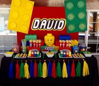 Lego dessert table